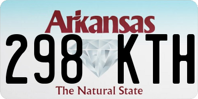 AR license plate 298KTH