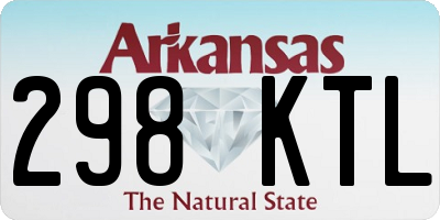 AR license plate 298KTL