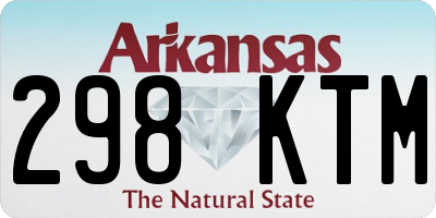 AR license plate 298KTM