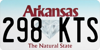AR license plate 298KTS