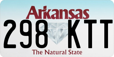 AR license plate 298KTT
