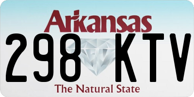 AR license plate 298KTV