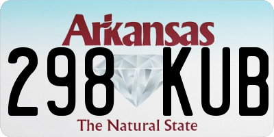 AR license plate 298KUB