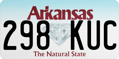 AR license plate 298KUC