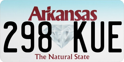 AR license plate 298KUE