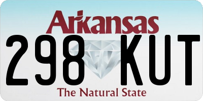 AR license plate 298KUT