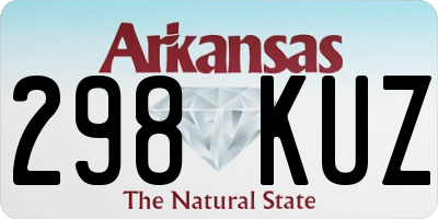 AR license plate 298KUZ