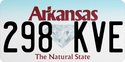 AR license plate 298KVE