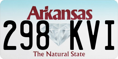 AR license plate 298KVI