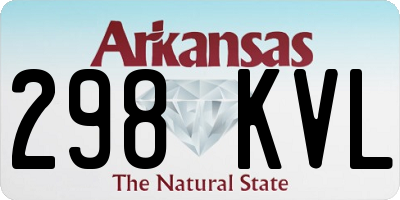 AR license plate 298KVL