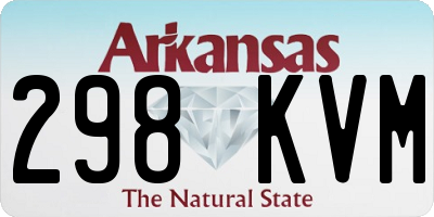AR license plate 298KVM