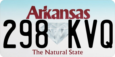 AR license plate 298KVQ