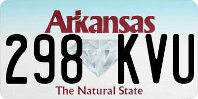 AR license plate 298KVU