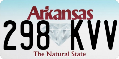 AR license plate 298KVV