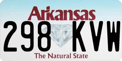 AR license plate 298KVW