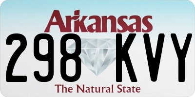 AR license plate 298KVY
