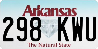 AR license plate 298KWU