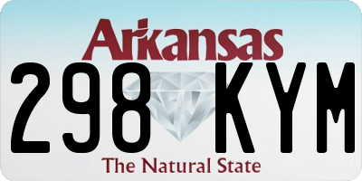 AR license plate 298KYM