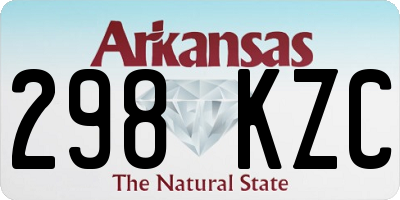 AR license plate 298KZC