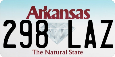 AR license plate 298LAZ