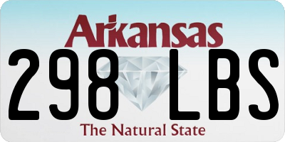 AR license plate 298LBS