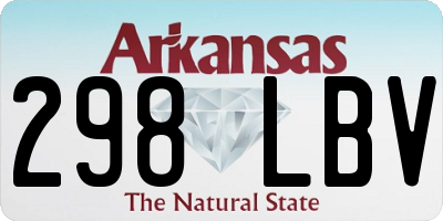 AR license plate 298LBV