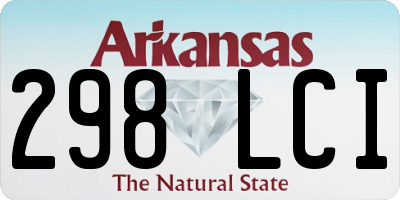 AR license plate 298LCI