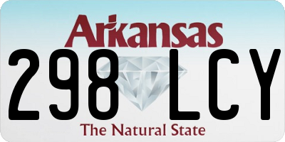 AR license plate 298LCY