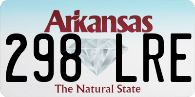 AR license plate 298LRE