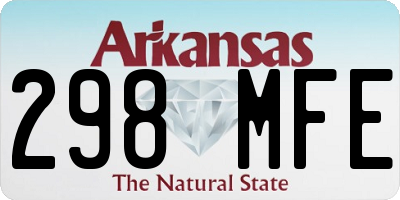 AR license plate 298MFE