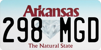 AR license plate 298MGD