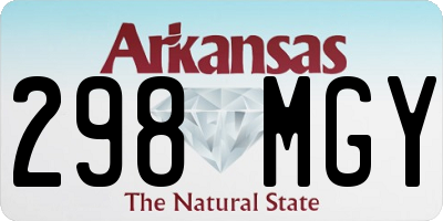 AR license plate 298MGY