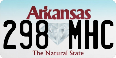 AR license plate 298MHC