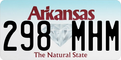 AR license plate 298MHM