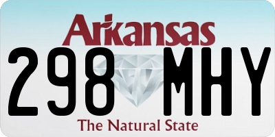 AR license plate 298MHY