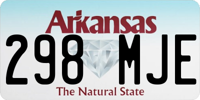 AR license plate 298MJE
