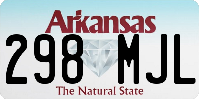 AR license plate 298MJL
