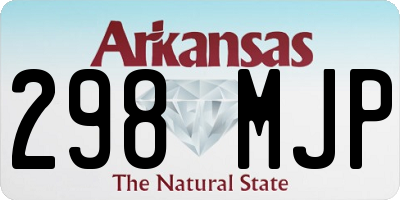 AR license plate 298MJP