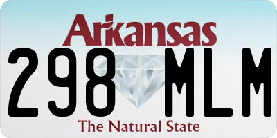 AR license plate 298MLM