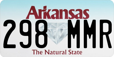 AR license plate 298MMR