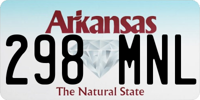AR license plate 298MNL