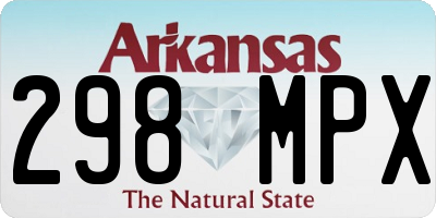 AR license plate 298MPX