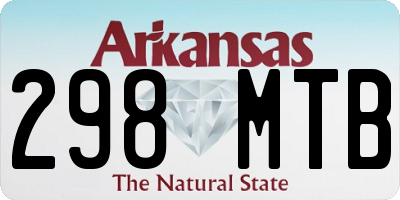 AR license plate 298MTB