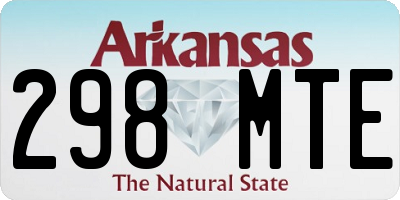 AR license plate 298MTE