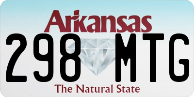 AR license plate 298MTG