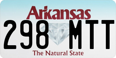 AR license plate 298MTT