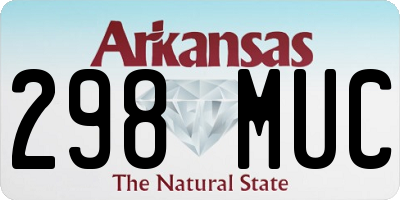 AR license plate 298MUC
