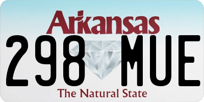 AR license plate 298MUE