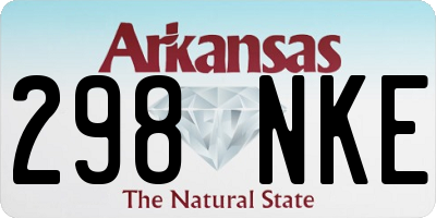 AR license plate 298NKE