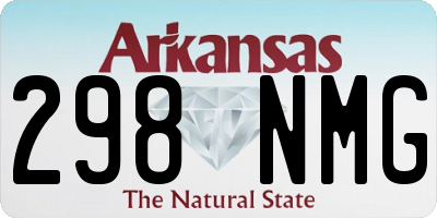 AR license plate 298NMG